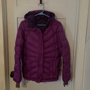 Lands End down coat, size M (10-12)